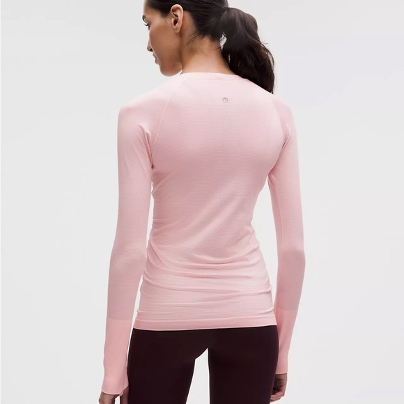 Lululemon Athletica Light Pink Long Sleeve Top - Picture 3 of 12